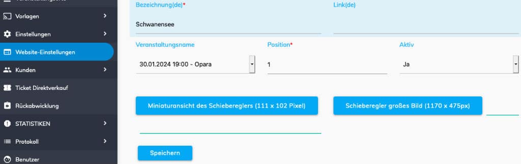 SEO settings for event pages